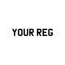 NUMBER PLATE FRONT STANDARD 